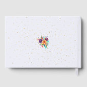 Blumenhochzeit der Blauen Mandarine Gästebuch (Rückseite)