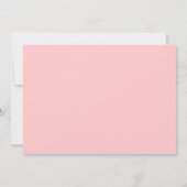 Blumenhochzeit der Dusty Rose Dankeskarte (Rückseite)