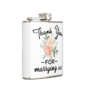 Blumenhochzeit Flachmann (Rechts)