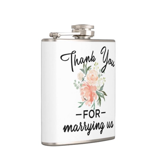 Blumenhochzeit Flachmann (Rechts)