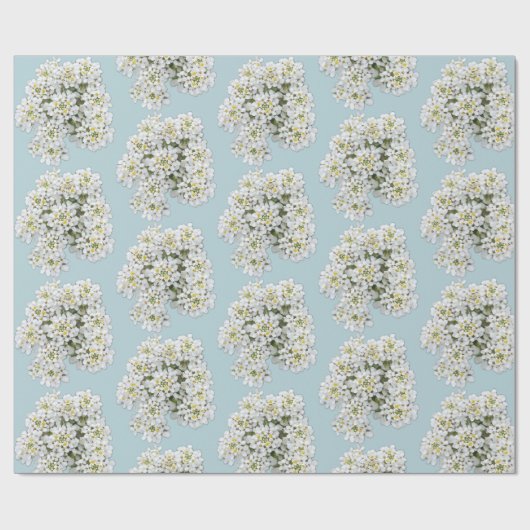 Blumenhochzeit Geschenkpapier (Flach)
