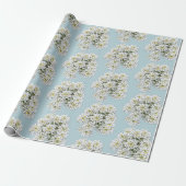 Blumenhochzeit Geschenkpapier (Ungerollt)