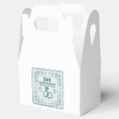 Blumenhochzeit Jubiläum Maßgeschneidertes Jahr Geschenkschachtel (Geöffnet)