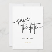 Blumenhochzeit Karte zur Vorankündigung (Vorderseite)