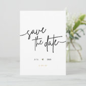 Blumenhochzeit Karte zur Vorankündigung (Stehend Vorderseite)