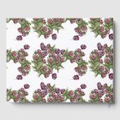 Blumenhochzeit mit Rose Gästebuch (Rückseite)