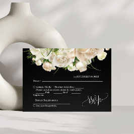 Blumenhochzeit RSVP Karte
