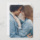 Blumenhochzeit speichert die Datumskarten Save The Date (Rückseite)