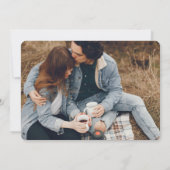 Blumenhochzeit speichert die Datumskarten Save The Date (Rückseite)