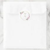 Blumenhochzeit Umschlag Siegel Favor Stickers (Tasche)
