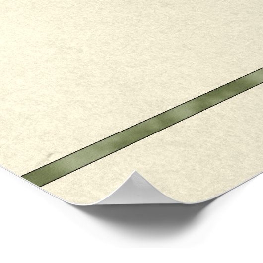 Blumenhochzettel "Häusliche Partnerschaft" Poster (Ecke)