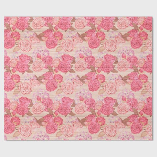 Blumenholz Modernes, populäres Wrapping Paper Geschenkpapier (Flach)