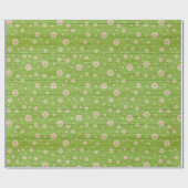 Blumenholz Modernes, populäres Wrapping Paper Geschenkpapier (Flach)