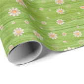 Blumenholz Modernes, populäres Wrapping Paper Geschenkpapier (Rolleneckpunkt)