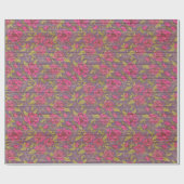 Blumenholz Modernes, populäres Wrapping Paper Geschenkpapier (Flach)