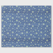 Blumenholz Modernes, populäres Wrapping Paper Geschenkpapier (Flach)