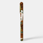 Blumenholz Personalisiert Case-Mate iPhone Hülle (Rückseite / Links)