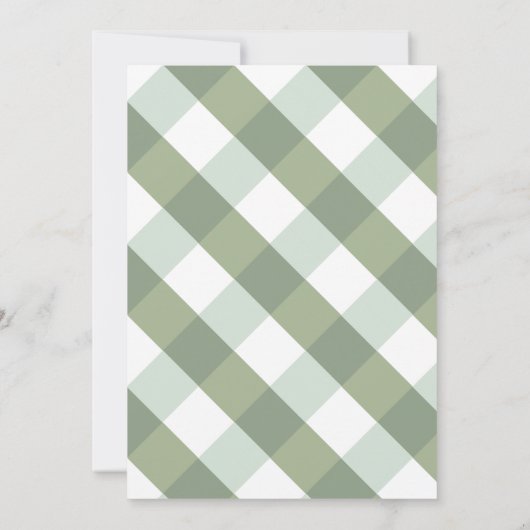 Blumenholz Rustikal I Do GRILLEN Paare Dusche Einladung (Rückseite)