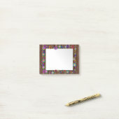 Blumenholzrahmen Post It Notes Post-it Klebezettel (Auf Schreibtisch)