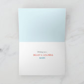 Blumenholzstein Ostersonne Feiertagskarte (Innenseite)