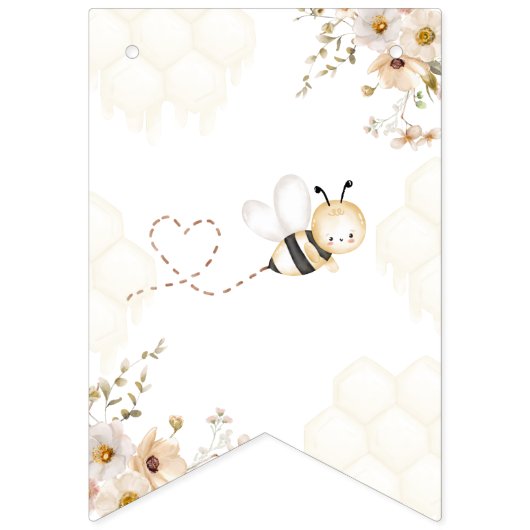 Blumenhonig-Dusche Wimpelkette (Erste Fahne)