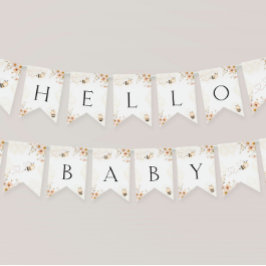 Blumenhonig-Dusche Wimpelkette