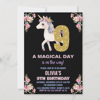 Blumenhorn Einladung zum Geburtstag