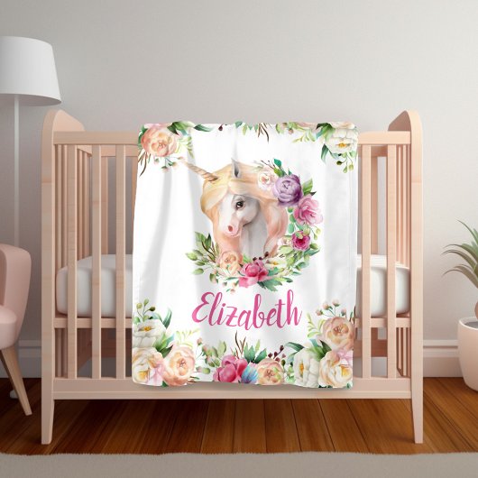 Blumenhorn-Girl-Blanket Fleecedecke