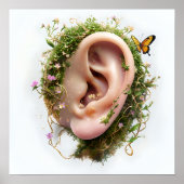 Blumenhorn Wall Art Poster (Vorne)