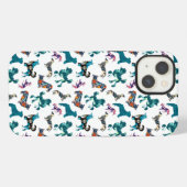 Blumenhunde iPhone Hülle (Rückseite (Horizontal))