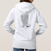 Blumenhut Hoodie (Rückseite)