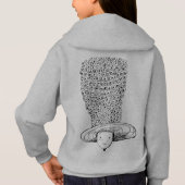 Blumenhut Hoodie (Rückseite)