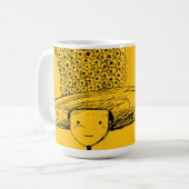 Blumenhut Kaffeetasse (Vorderseite Links)