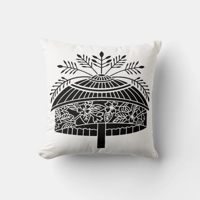 Blumenhut Kissen (Vorderseite)