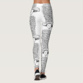 Blumenhut Leggings (Rückseite)