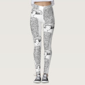 Blumenhut Leggings (Vorderseite)
