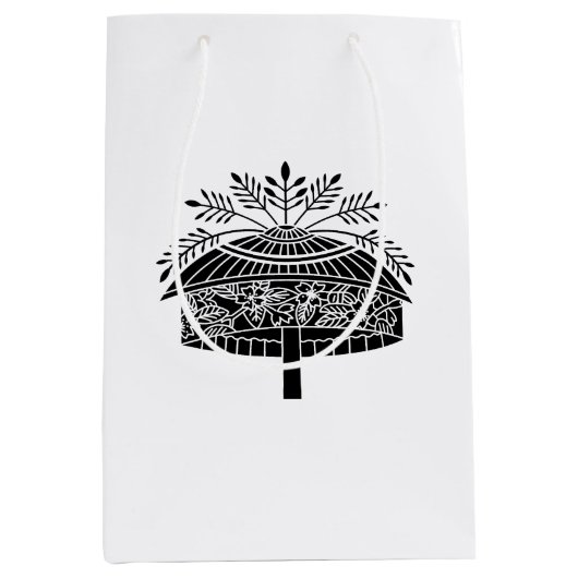 Blumenhut Mittlere Geschenktüte (Vorderseite)