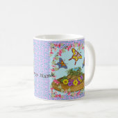 Blumenhut Nest Kaffeetasse (VorderseiteRechts)