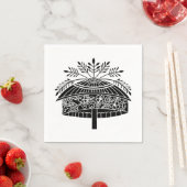 Blumenhut Serviette (Beispiel)