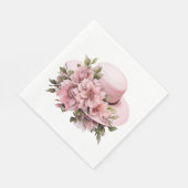 Blumenhut Serviette (Ecke)