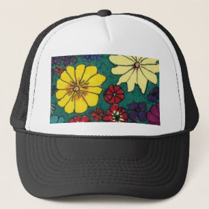 Blumenhut Truckerkappe