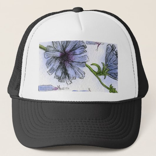 Blumenhut Truckerkappe (Vorderseite)