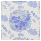 BlumenHydrangeamuster 2 Stoff (Nahaufnahme)