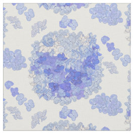 BlumenHydrangeamuster 2 Stoff