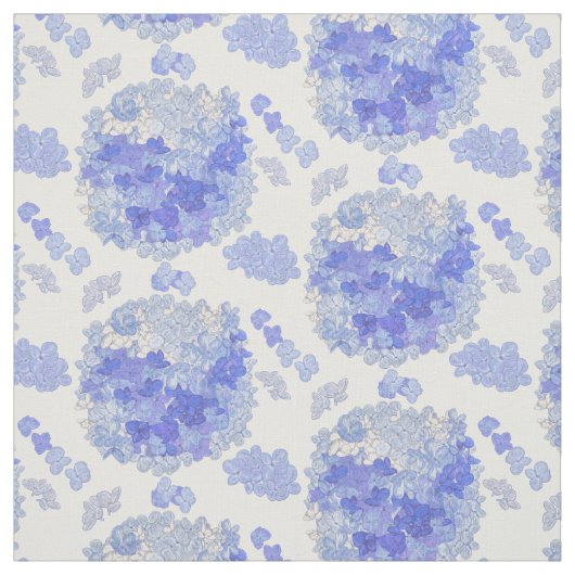 BlumenHydrangeamuster 2 Stoff (Muster)