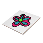 Blumenillustration Fliese (Seite)