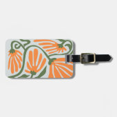 Blumenillustration Gepäckanhänger (Vorderseite horizontal)