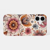 Blumenillustration iPhone-Hülle Slim iPhone 16 Hülle (Rückseite (Horizontal))