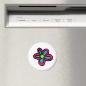 Blumenillustration Magnet (In Situ (Geschirrspüler))