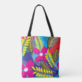 Blumenillustrationen Tasche (Rückseite)